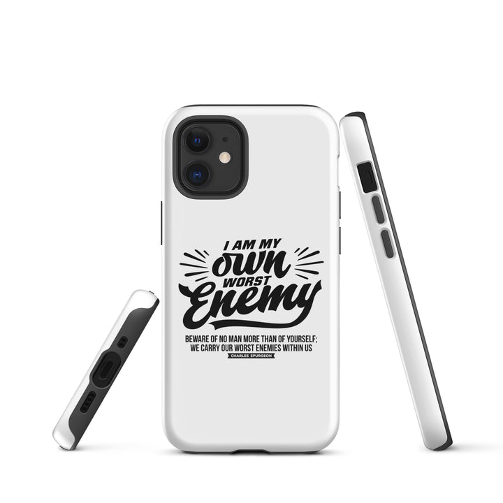 Christian Phone Case Worst Enemy White for iPhone® iPhone® Phone Cases   