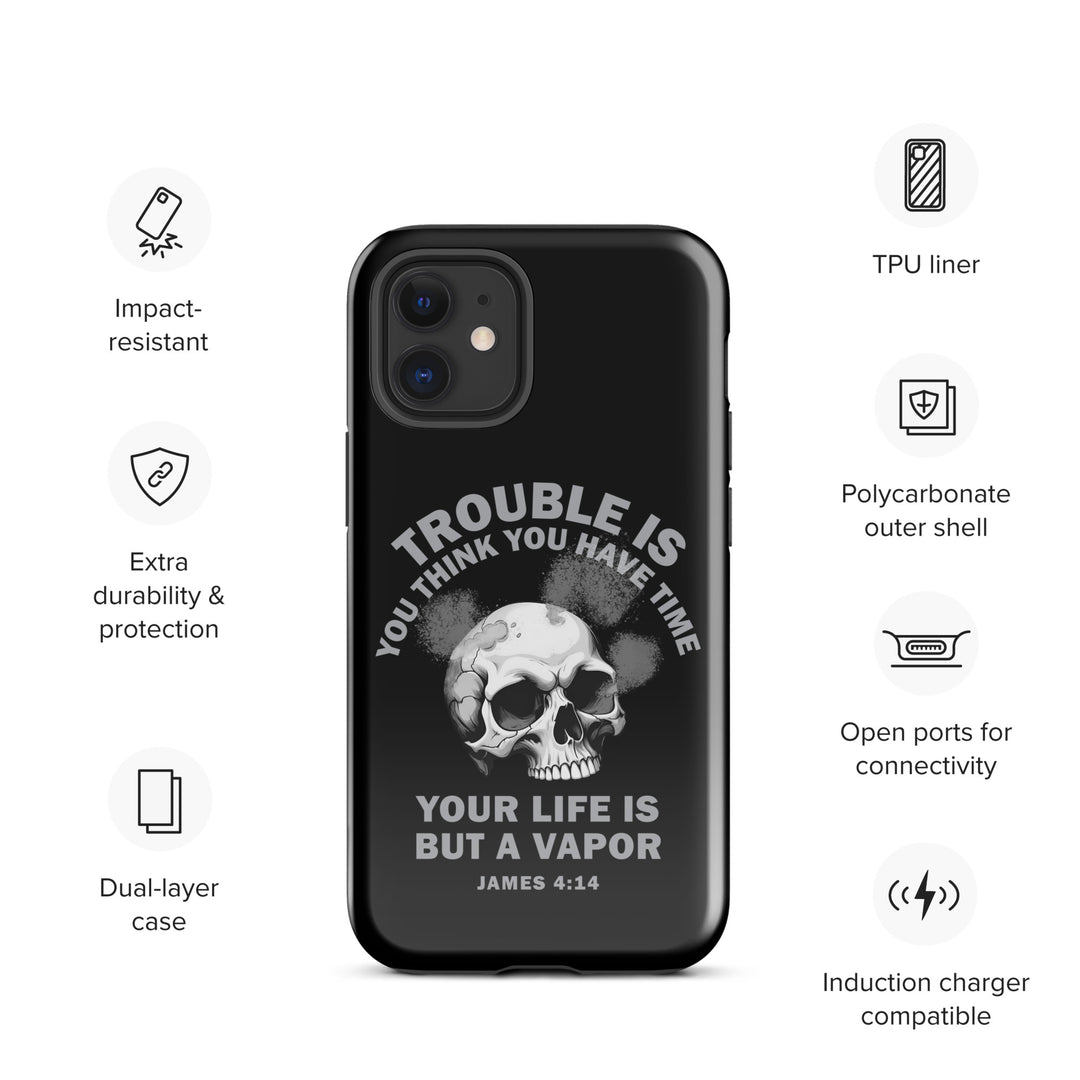 Christian Phone Case Life Is Vapor Black for iPhone® iPhone® Phone Cases   