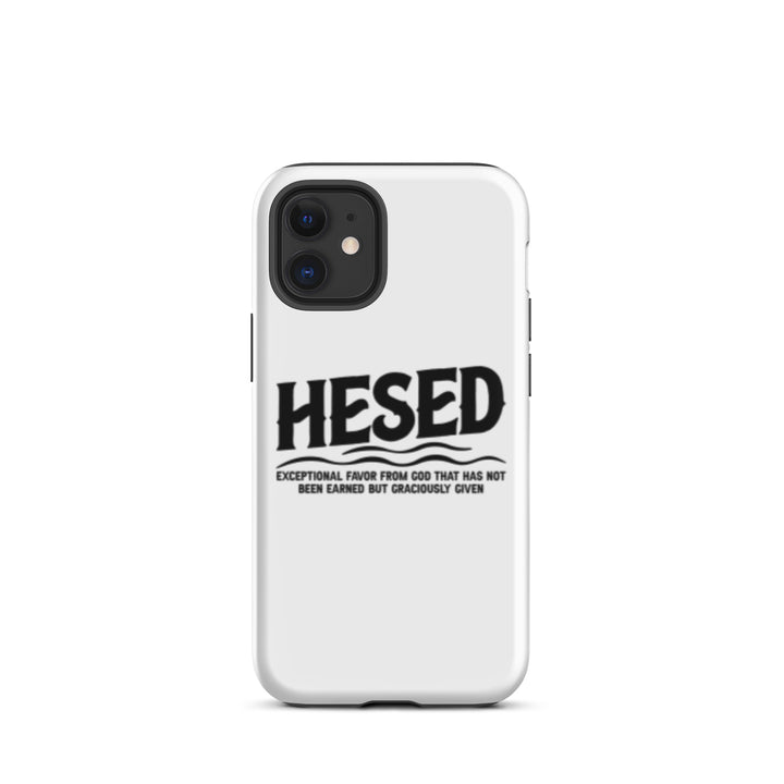 Christian Phone Case Hesed Exceptional Favor White for iPhone® iPhone® Phone Cases Glossy iPhone 12 mini 