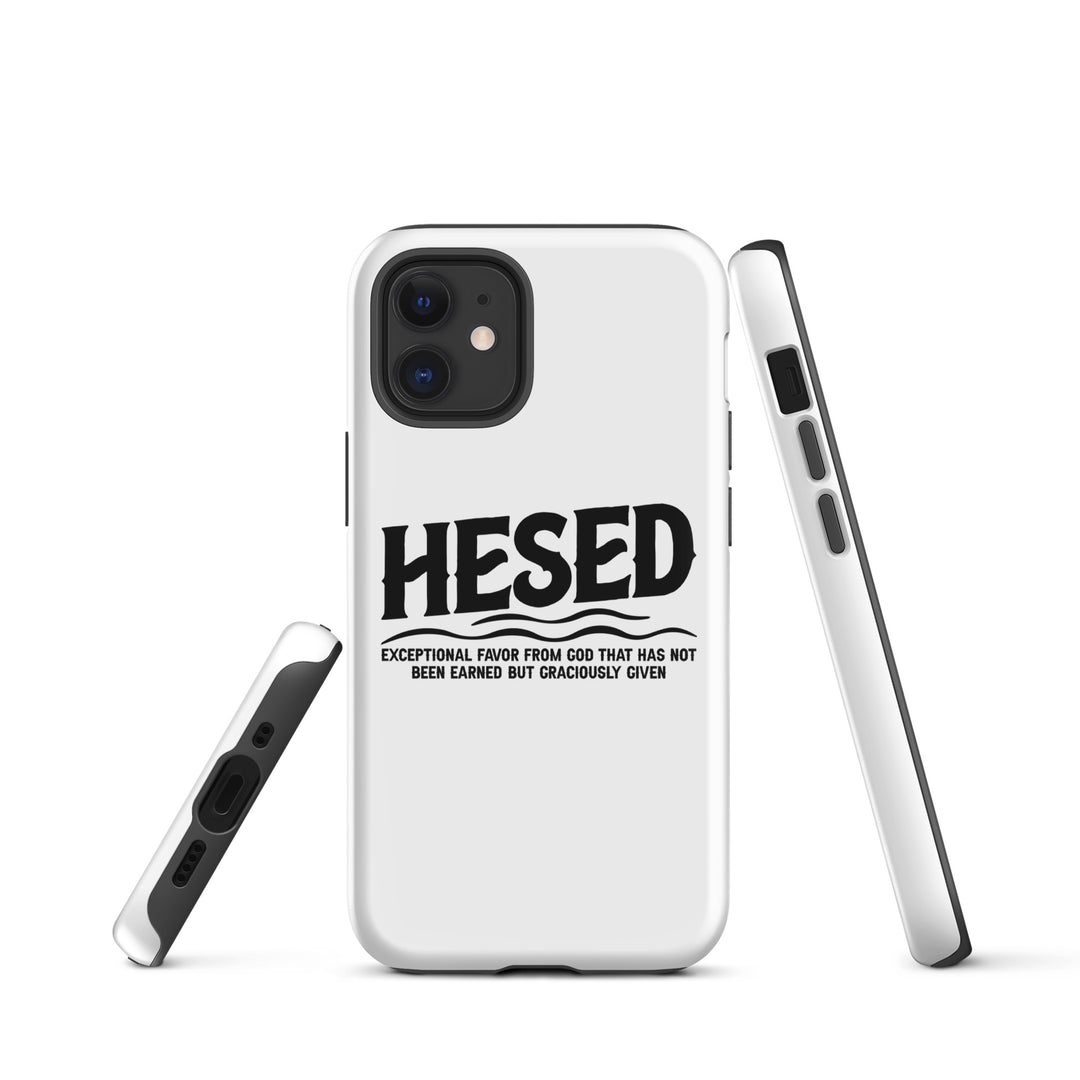 Christian Phone Case Hesed Exceptional Favor White for iPhone® iPhone® Phone Cases   