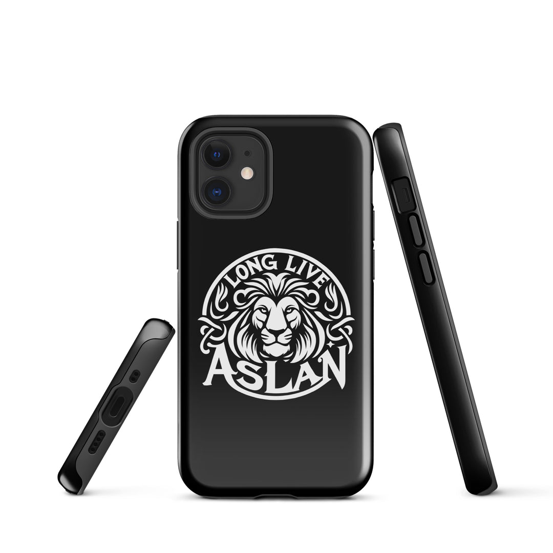 Christian Phone Case Long Live Aslan Black for iPhone® iPhone® Phone Cases   