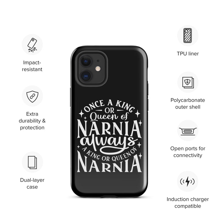 Christian Phone Case King or Queen Narnia Black for iPhone® iPhone® Phone Cases   