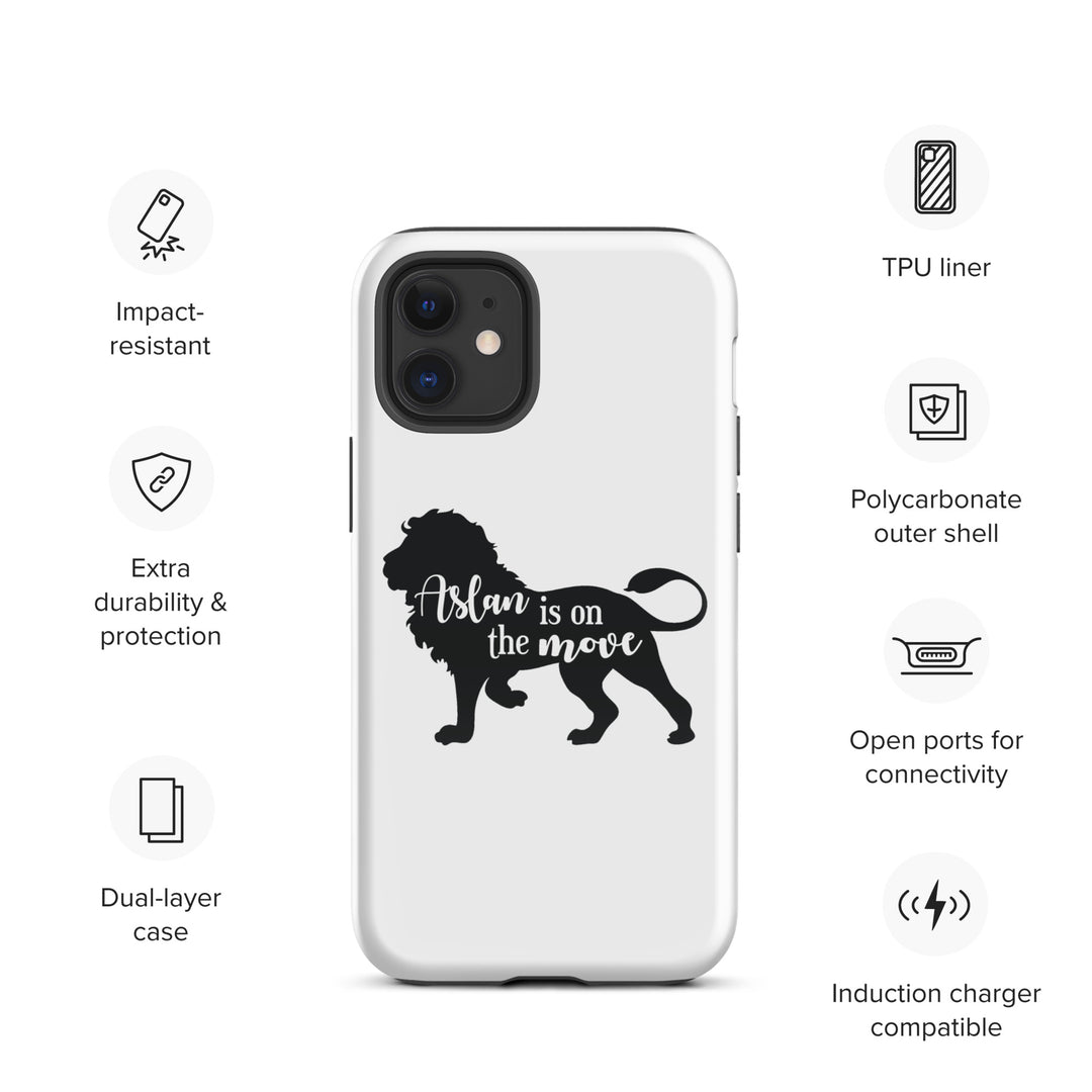 Christian Phone Case Aslan Is On The Move White for iPhone® iPhone® Phone Cases   