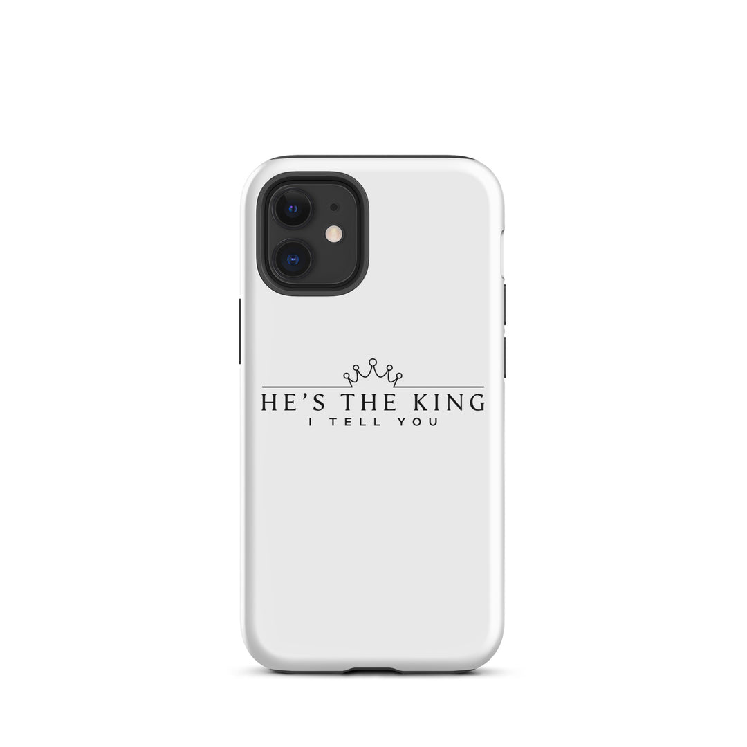 Christian Phone Case He's The King White for iPhone® iPhone® Phone Cases Glossy iPhone 12 mini 