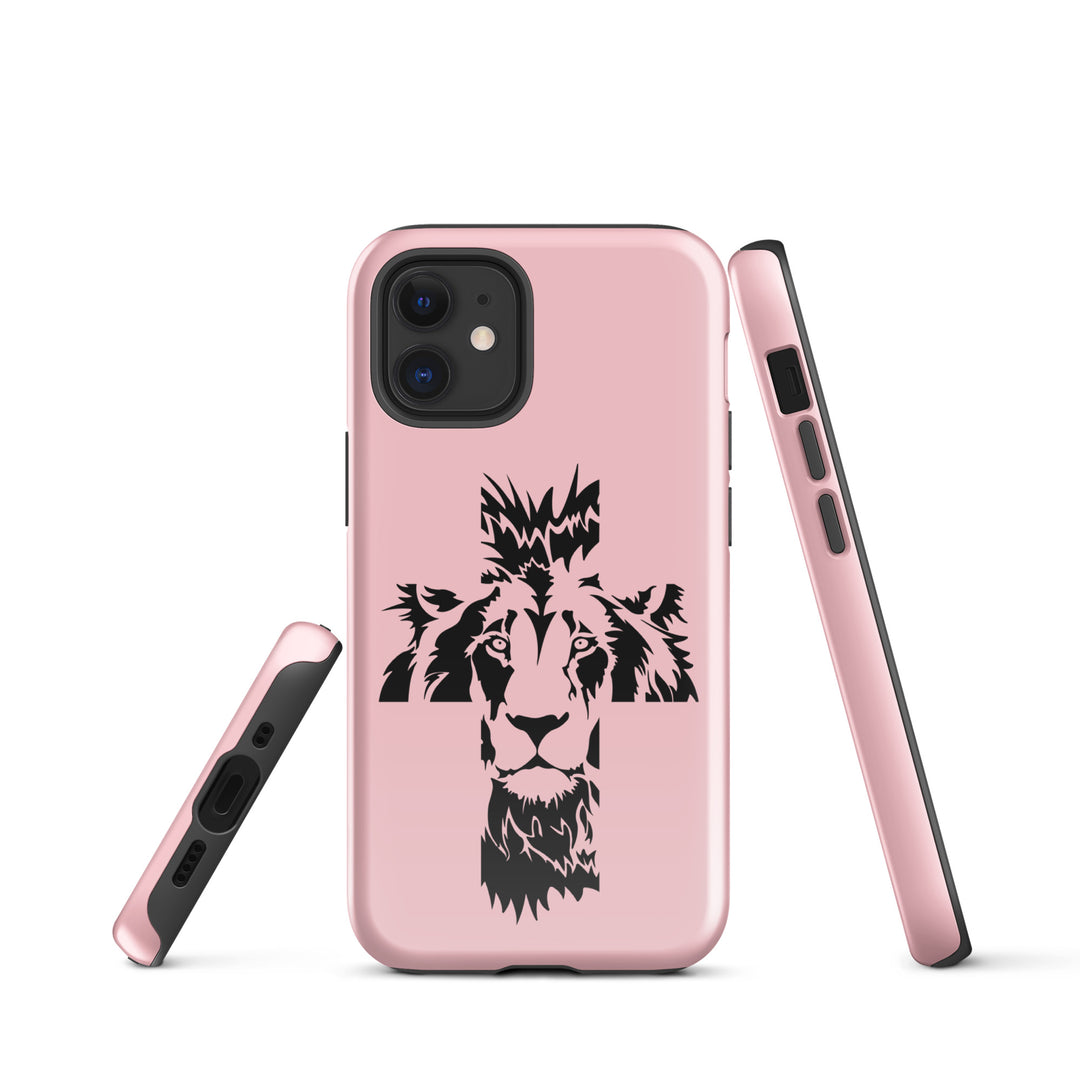 Christian Phone Case Aslan Cross Pink for iPhone® iPhone® Phone Cases   