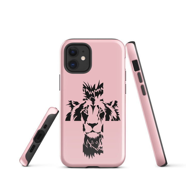 Christian Phone Case Aslan Cross Pink for iPhone® iPhone® Phone Cases   