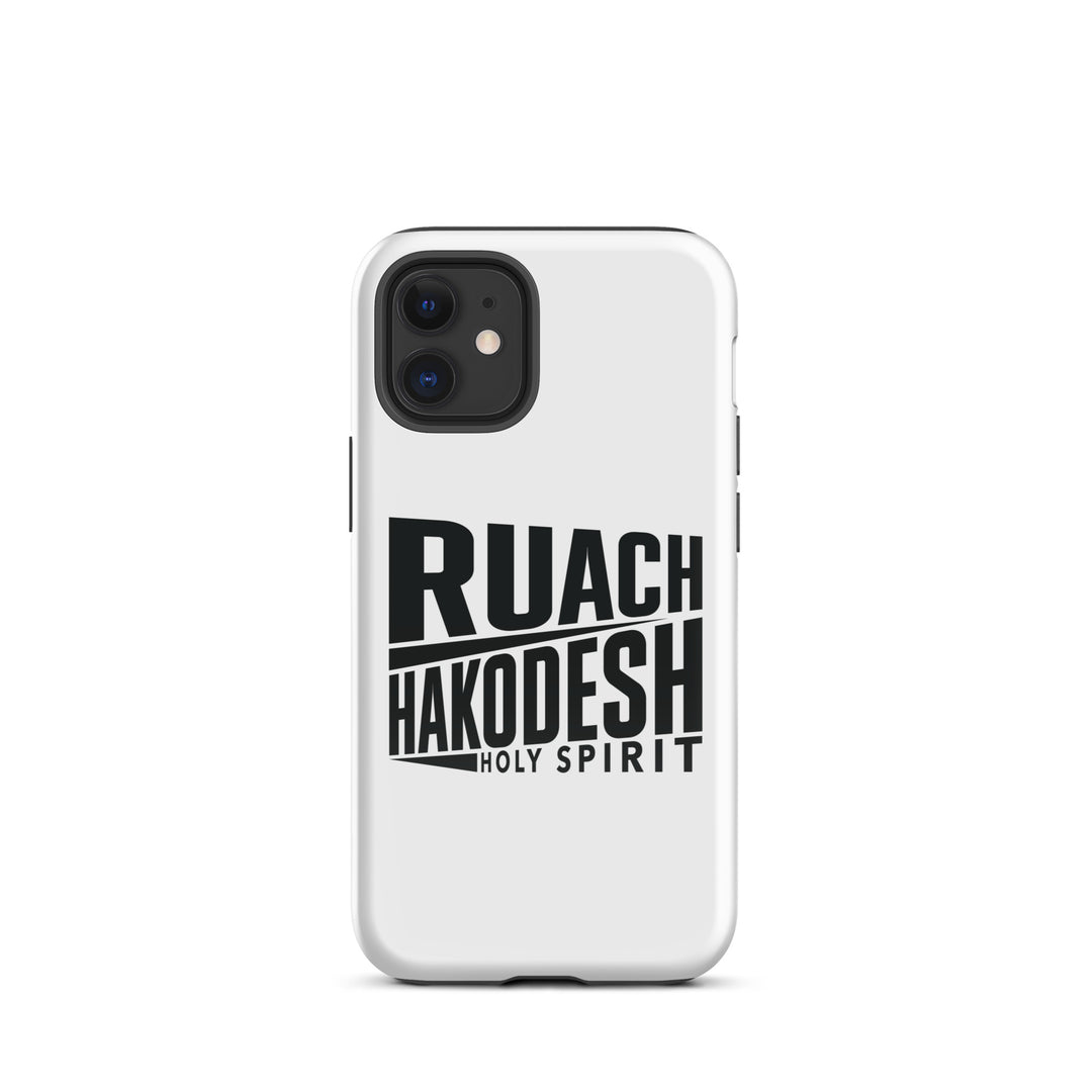 Christian Phone Case Ruach Hakodesh Holy Spirit White for iPhone® iPhone® Phone Cases Glossy iPhone 12 mini 