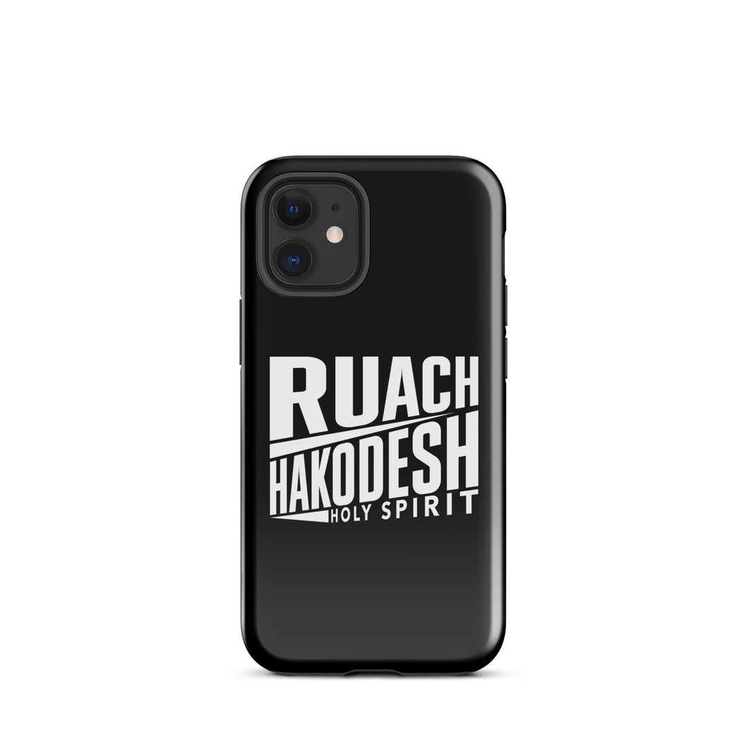 Christian Phone Case Ruach Hakodesh Holy Spirit Black for iPhone® iPhone® Phone Cases Glossy iPhone 12 mini 