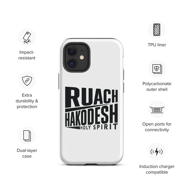 Christian Phone Case Ruach Hakodesh Holy Spirit White for iPhone® iPhone® Phone Cases   