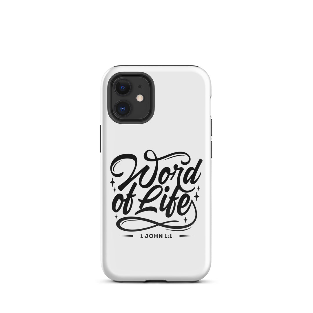 Christian Phone Case Word of Life White for iPhone® iPhone® Phone Cases Glossy iPhone 12 mini 