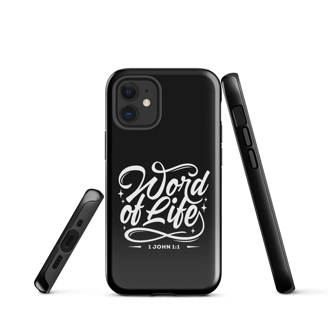 Christian Phone Case Word of Life Black for iPhone® iPhone® Phone Cases   