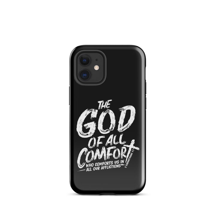 Christian Phone Case God of All Comfort Black for iPhone® iPhone® Phone Cases Glossy iPhone 12 mini 