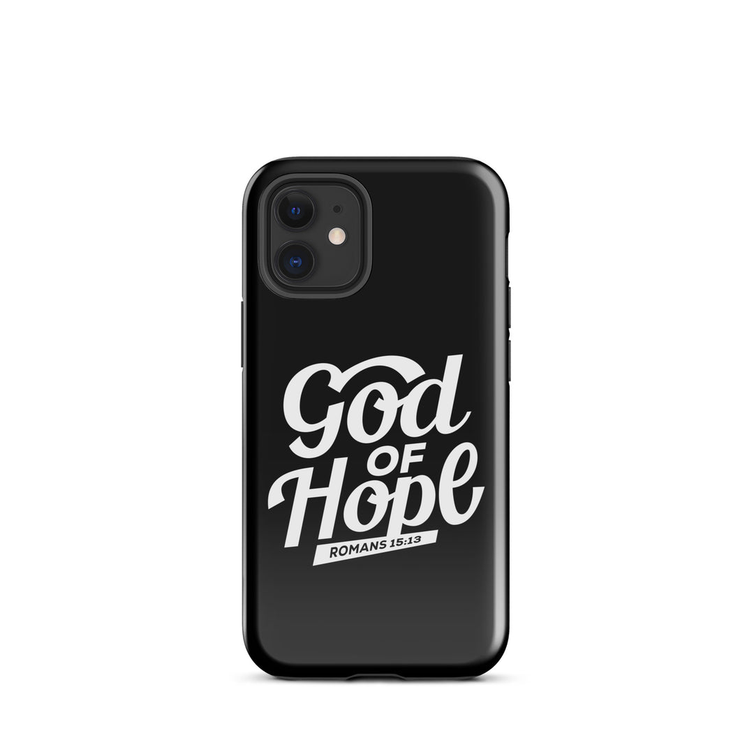 Christian Phone Case God of Hope Black for iPhone® iPhone® Phone Cases Glossy iPhone 12 mini 