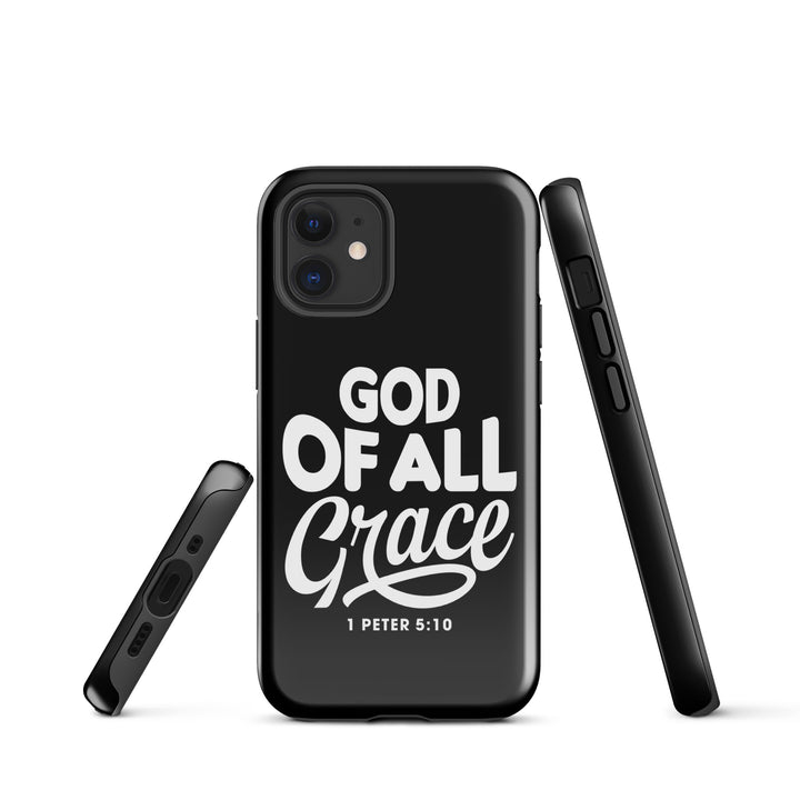 Christian Phone Case God of All Grace Black for iPhone® iPhone® Phone Cases   