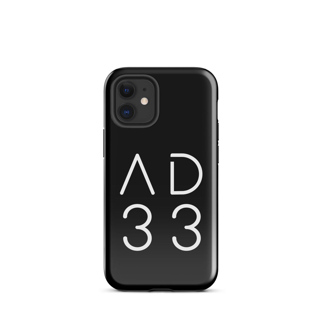 Christian Phone Case AD 33 Black for iPhone® iPhone® Phone Cases Glossy iPhone 12 mini 