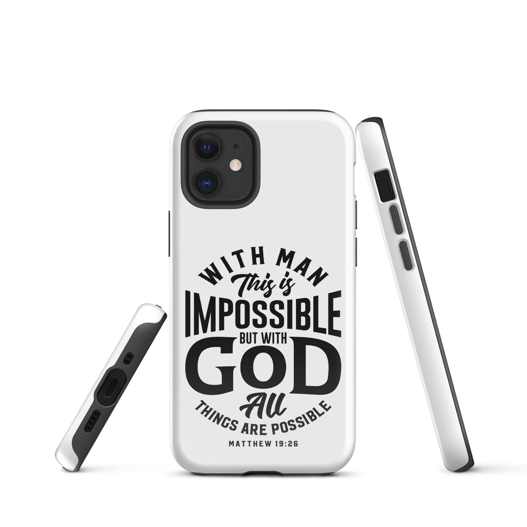 Christian Phone Case All Things Possible White for iPhone® iPhone® Phone Cases   