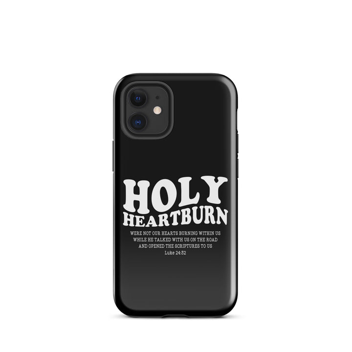 Christian Phone Case Holy Heartburn Black for iPhone® iPhone® Phone Cases Glossy iPhone 12 mini 