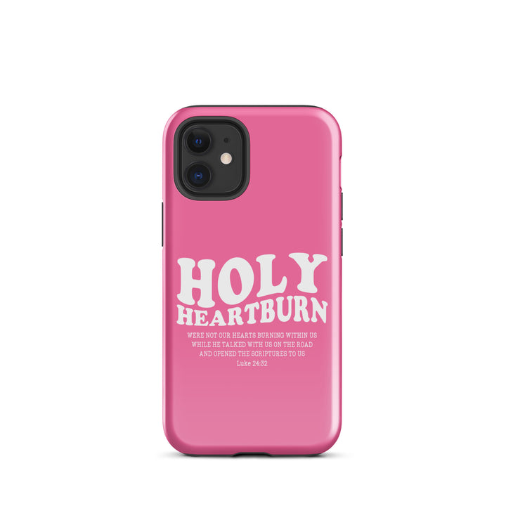 Christian Phone Case Holy Heartburn Pink  for iPhone® iPhone® Phone Cases Glossy iPhone 12 mini 