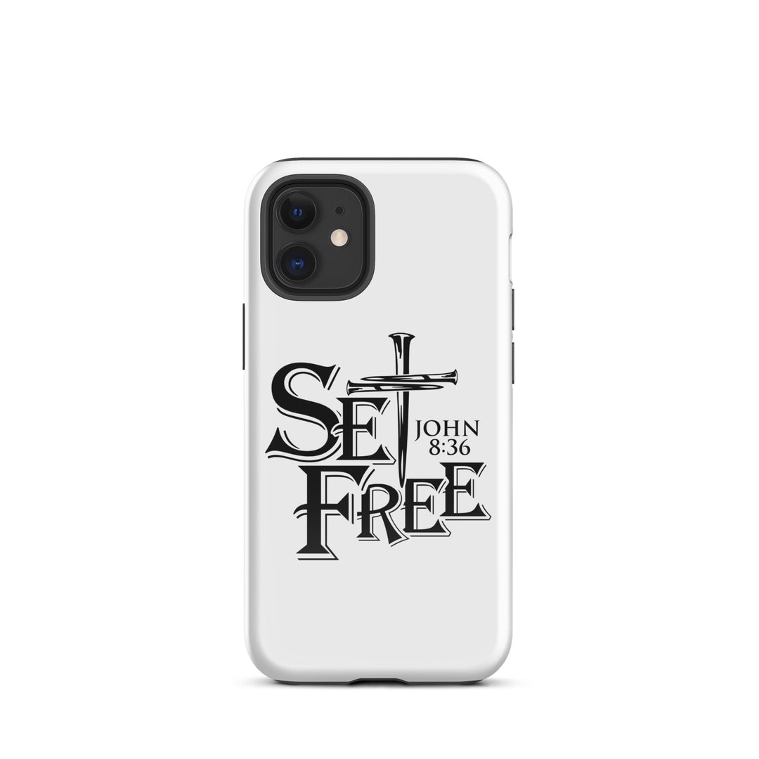 Christian Phone Case Set Free White for iPhone® iPhone® Phone Cases Glossy iPhone 12 mini 