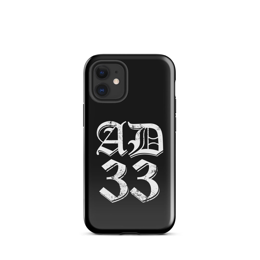 Christian Phone Case AD 33 Old English Black for iPhone® iPhone® Phone Cases Glossy iPhone 12 mini 