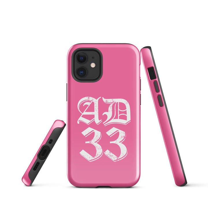 Christian Phone Case AD 33 Old English Pink for iPhone® iPhone® Phone Cases   