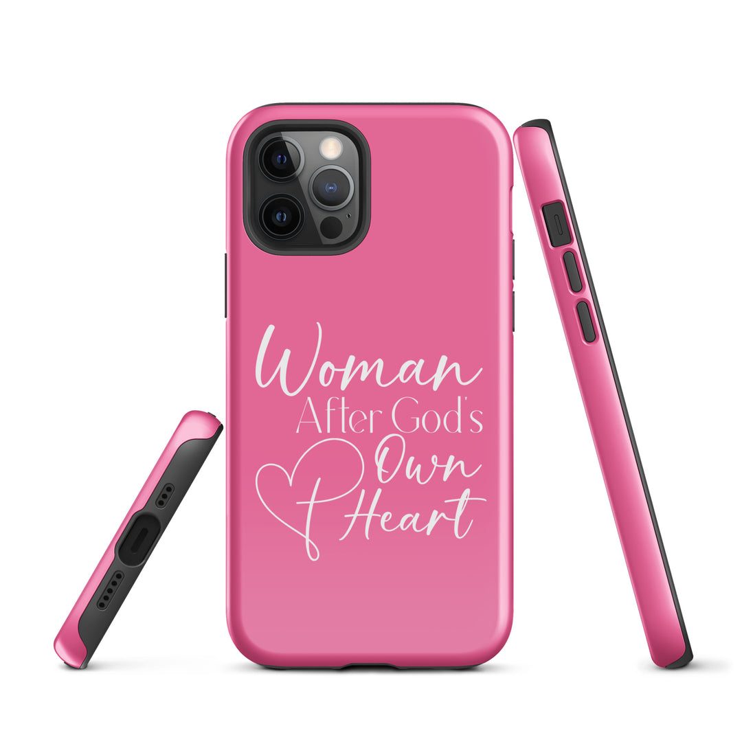 Christian Phone Case Woman After God's Heart Pink for iPhone® iPhone® Phone Cases   