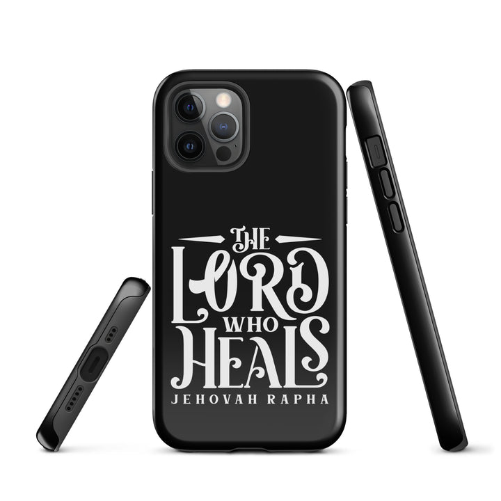 Christian Phone Case The Lord Who Heals Black for iPhone® iPhone® Phone Cases   