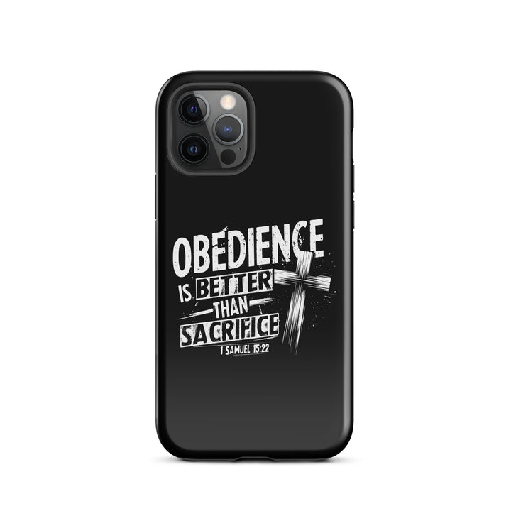 Christian Phone Case Obedience Is Better for iPhone® iPhone® Phone Cases Glossy iPhone 12 Pro 