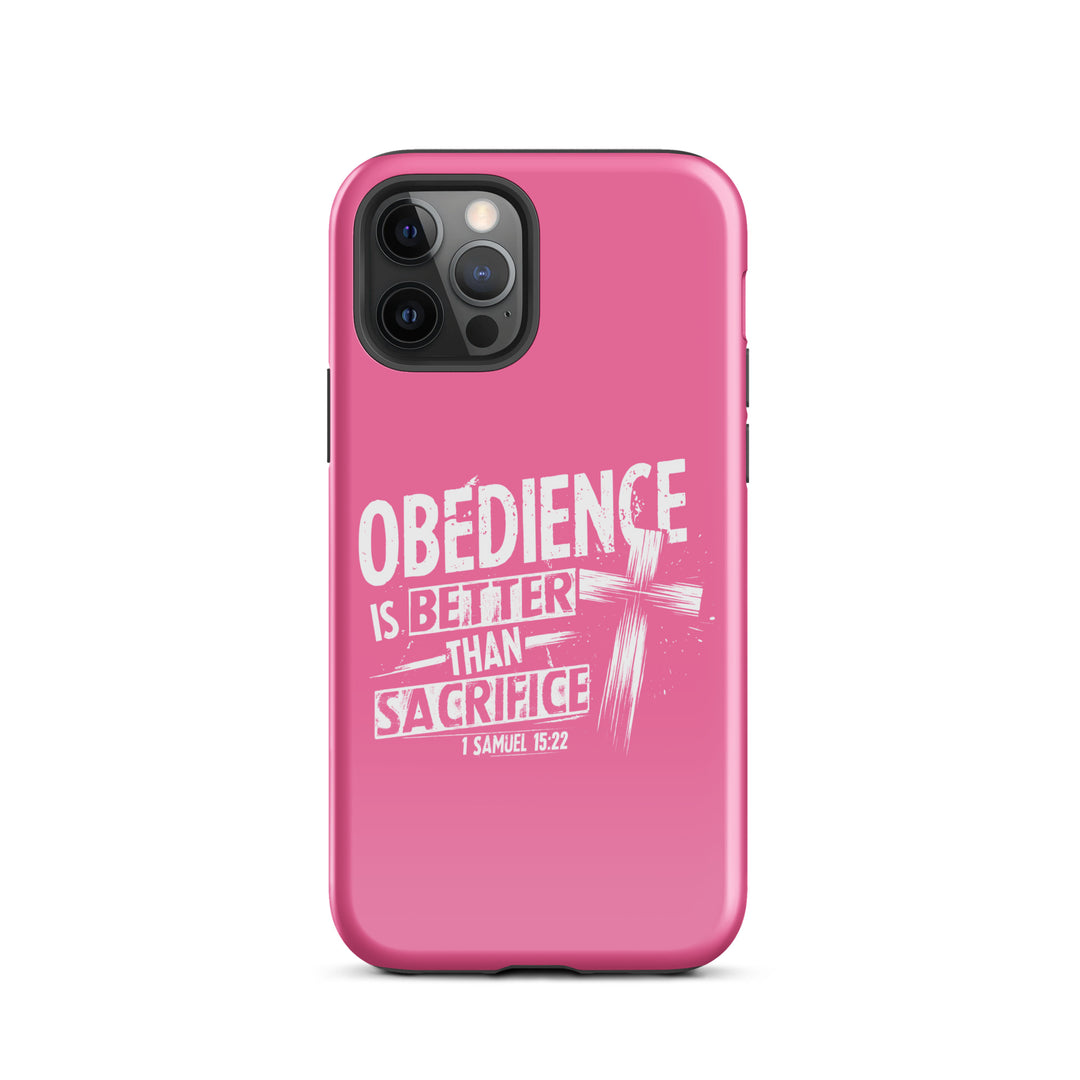 Christian Phone Case Obedience IS Better for iPhone® iPhone® Phone Cases Glossy iPhone 12 Pro 