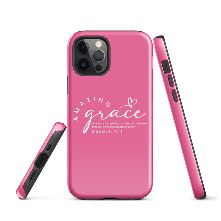 Christian Phone Case Amazing Grace Pink for iPhone® iPhone® Phone Cases   