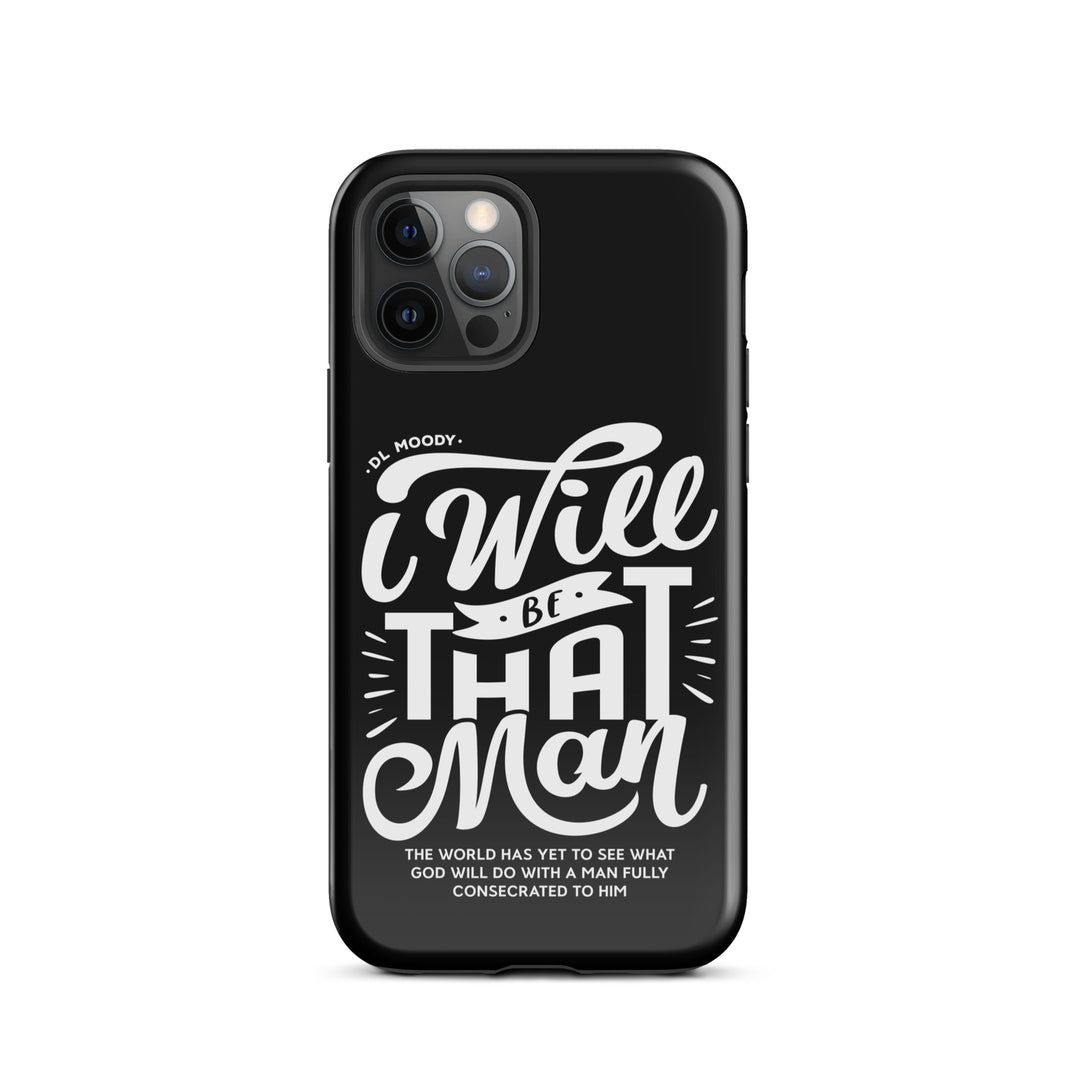 Christian Phone Case I Will Be That Man Black for iPhone® iPhone® Phone Cases Glossy iPhone 12 Pro 