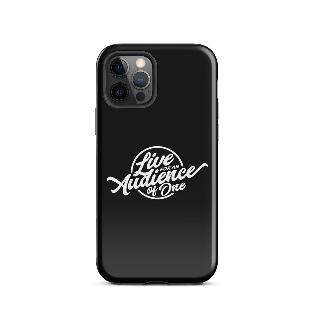 Christian Phone Case Audience of One Black for iPhone® iPhone® Phone Cases Glossy iPhone 12 Pro 