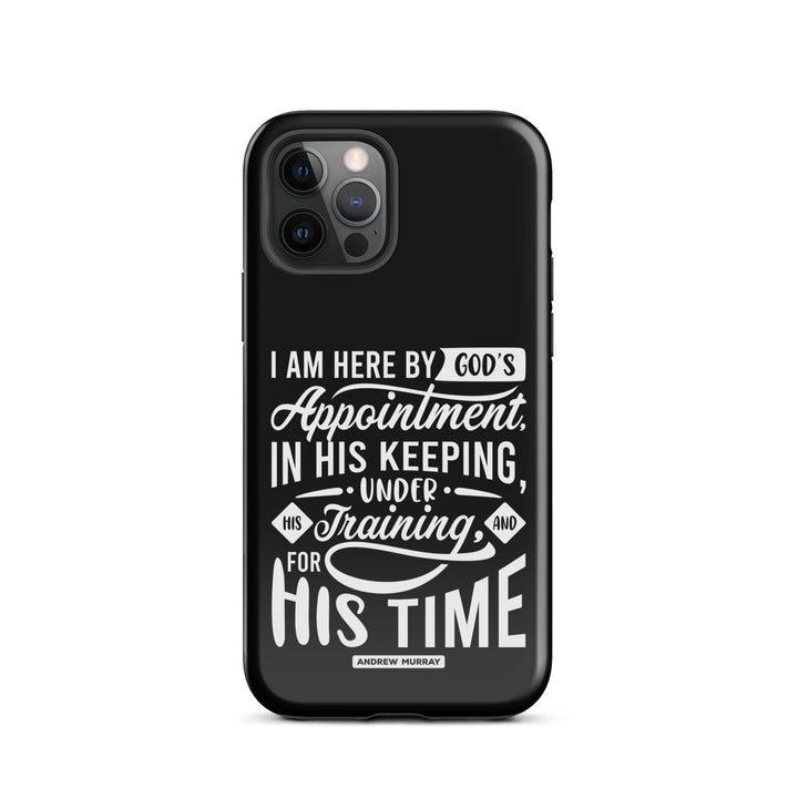 Christian Phone Case His Time Black for iPhone® iPhone® Phone Cases Glossy iPhone 12 Pro 