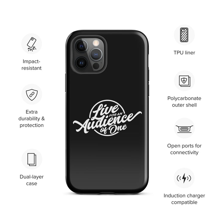 Christian Phone Case Audience of One Black for iPhone® iPhone® Phone Cases   