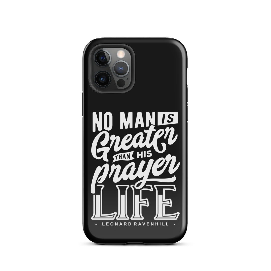 Christian Phone Case Prayer Life Black for iPhone® iPhone® Phone Cases Glossy iPhone 12 Pro 