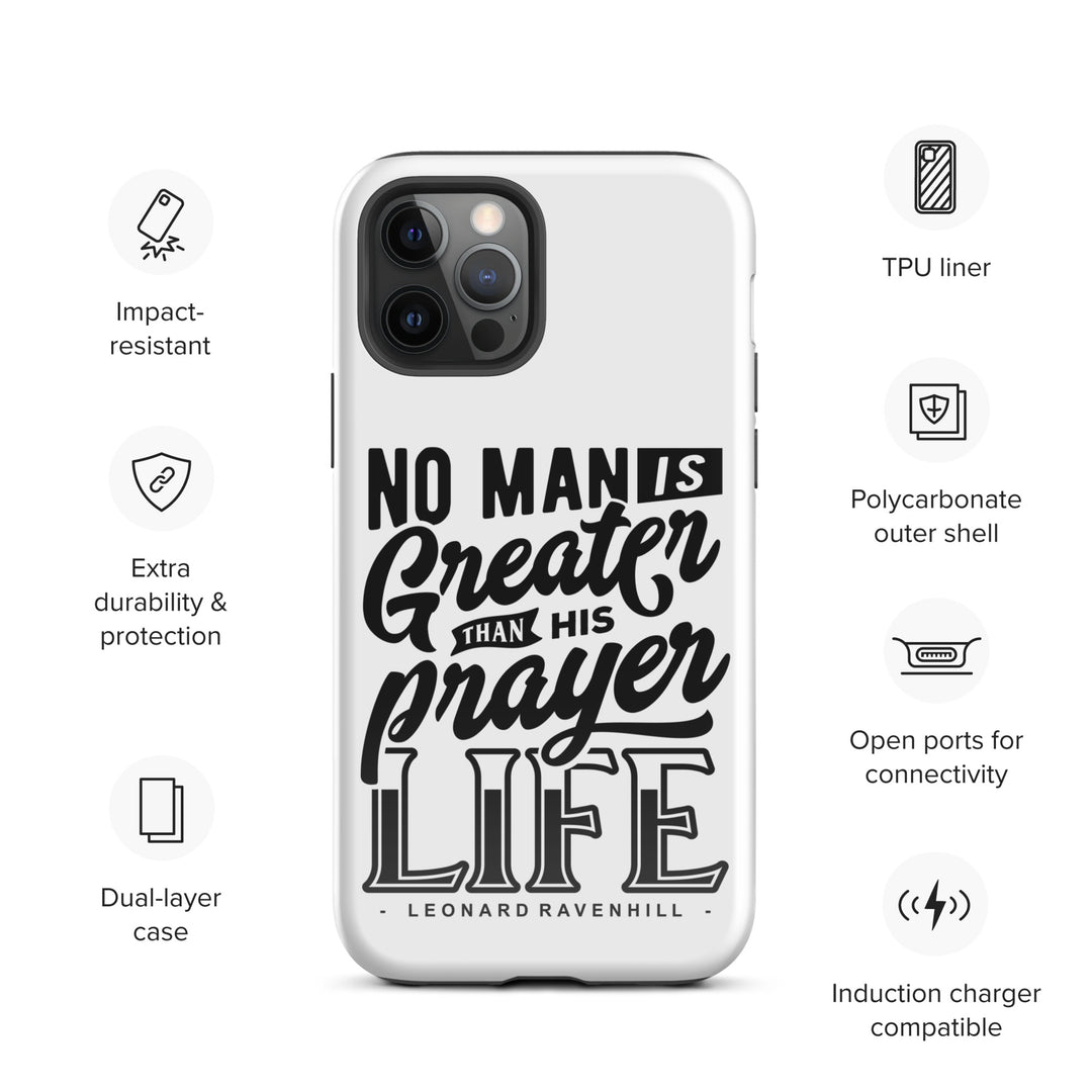 Christian Phone Case Prayer Life White for iPhone® iPhone® Phone Cases   