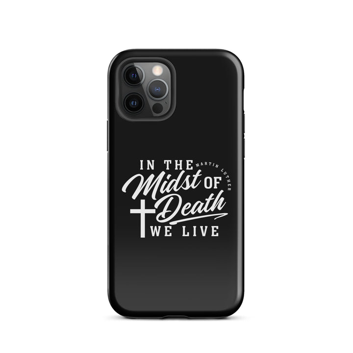 Christian Phone Case Midst of Death Black for iPhone® iPhone® Phone Cases Glossy iPhone 12 Pro 