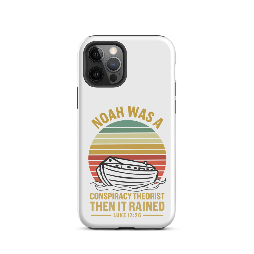 Christian Phone Case Noah Conspiracy White for iPhone® iPhone® Phone Cases Glossy iPhone 12 Pro 