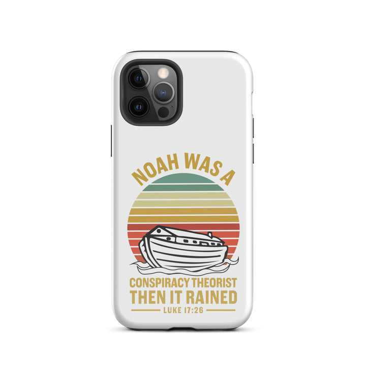 Christian Phone Case Noah Conspiracy White for iPhone® iPhone® Phone Cases Glossy iPhone 12 Pro 