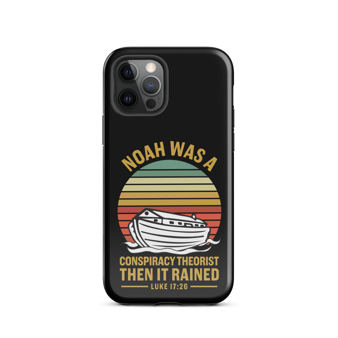 Christian Phone Case Noah Conspiracy Black for iPhone® iPhone® Phone Cases Glossy iPhone 12 Pro 