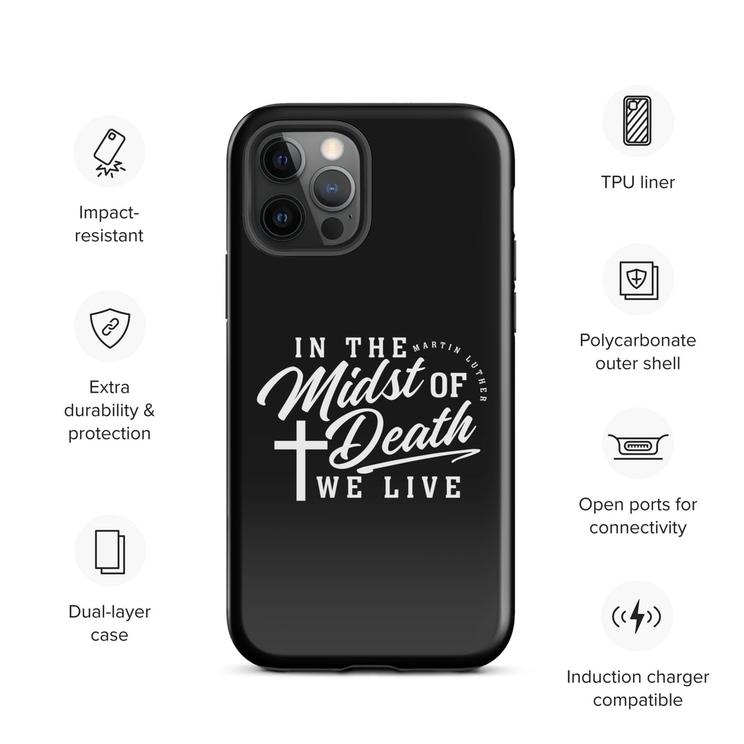 Christian Phone Case Midst of Death Black for iPhone® iPhone® Phone Cases   