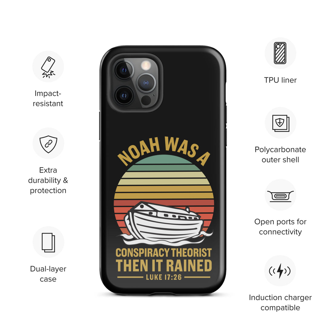 Christian Phone Case Noah Conspiracy Black for iPhone® iPhone® Phone Cases   