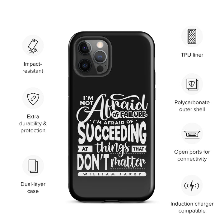 Christian Phone Case Things That Matter Black for iPhone® iPhone® Phone Cases   