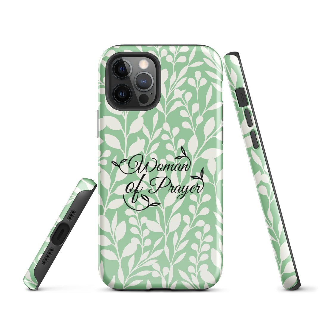 Christian Phone Case Woman of Prayer Green for iPhone® iPhone® Phone Cases   