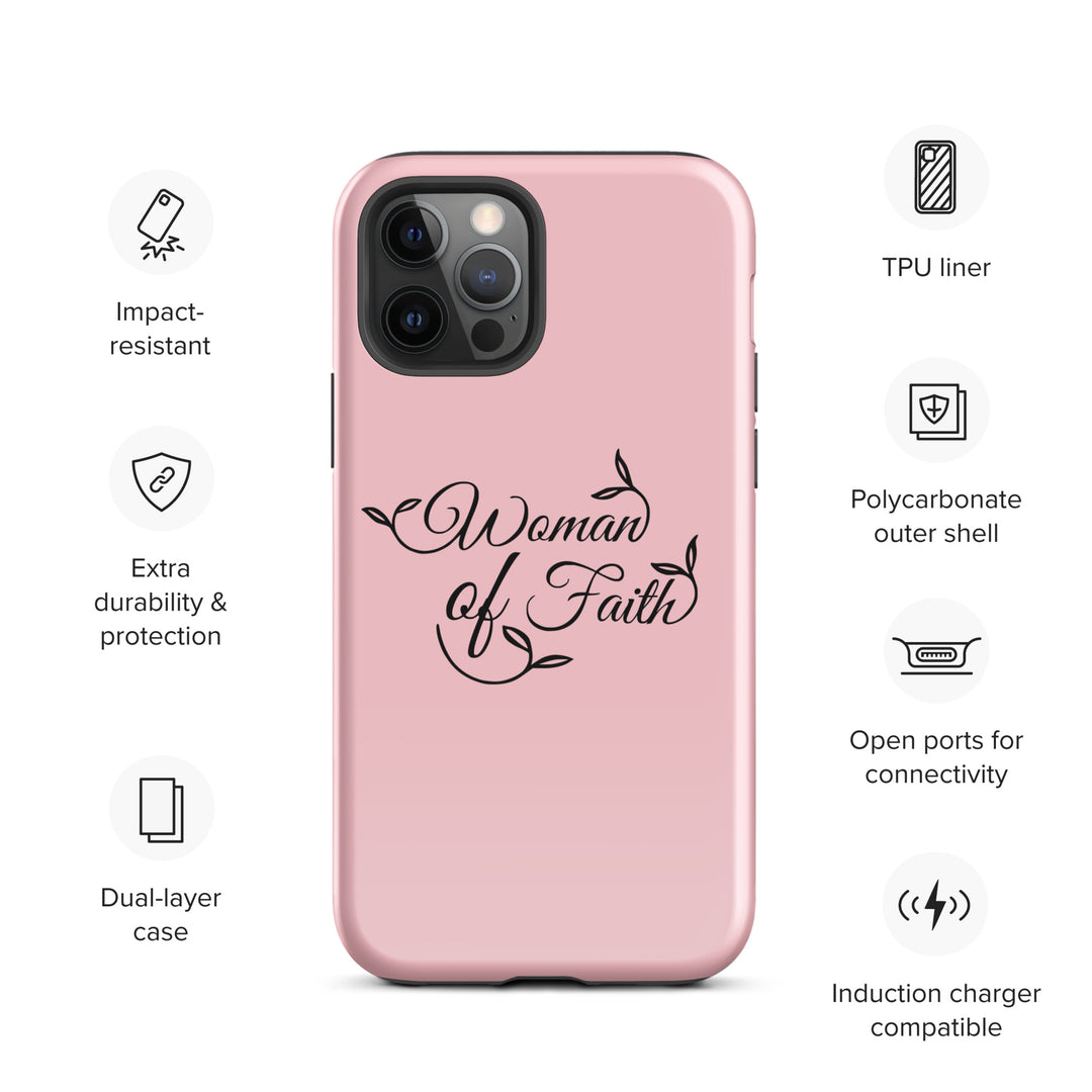 Christian Phone Case Woman of Faith Pink for iPhone® iPhone® Phone Cases   