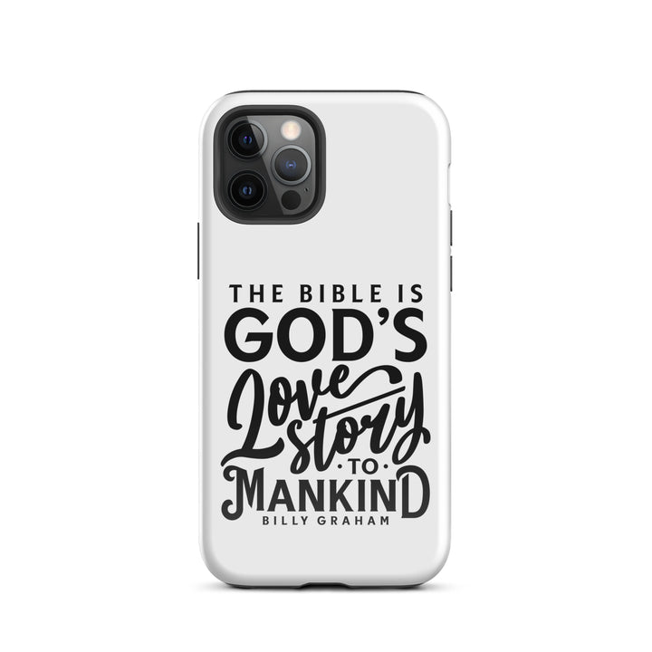 Christian Phone Case God's Love Story White for iPhone® iPhone® Phone Cases Glossy iPhone 12 Pro 