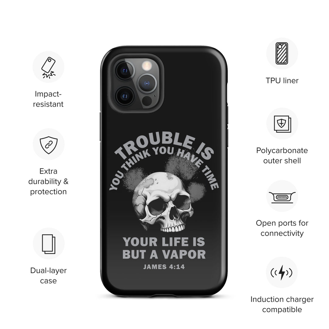 Christian Phone Case Life Is Vapor Black for iPhone® iPhone® Phone Cases   