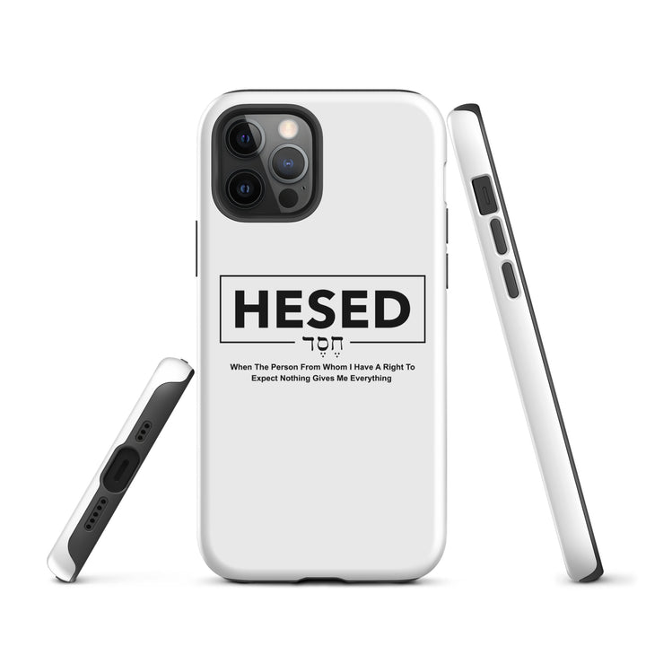 Christian Phone Case Hesed Everything White for iPhone® iPhone® Phone Cases   