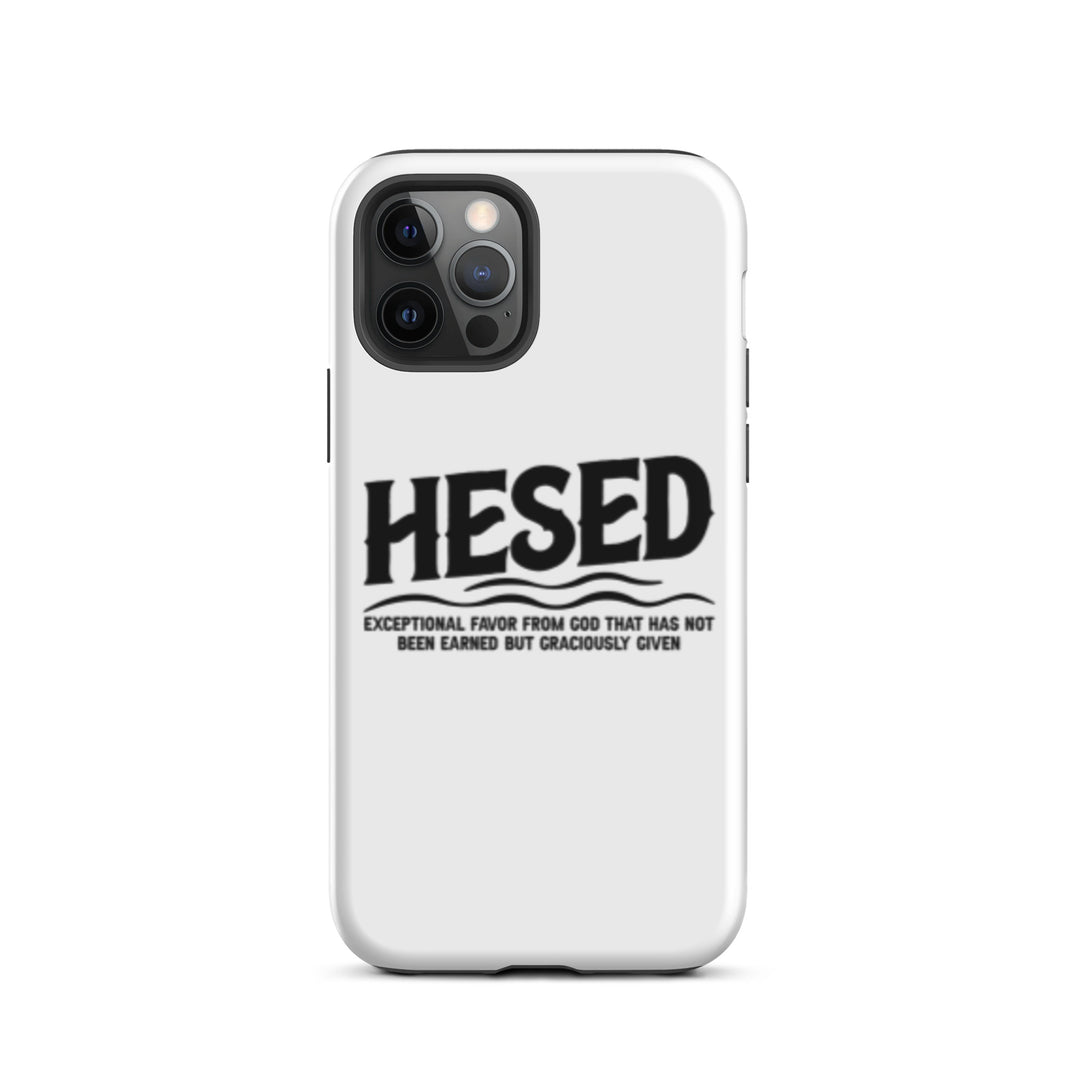 Christian Phone Case Hesed Exceptional Favor White for iPhone® iPhone® Phone Cases Glossy iPhone 12 Pro 