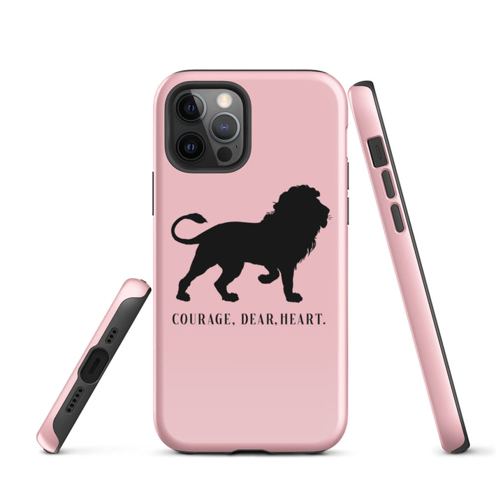 Christian Phone Case Courage Dear Heart Pink for iPhone® iPhone® Phone Cases   